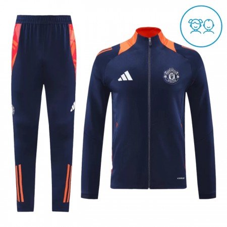 Dječji Manchester United Odijela Za Trening 2024-25 Navy